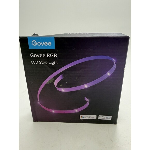 Govee Smart WiFi LED Strip Lights 50ft RGB Lighting Alexa Google Color Chng - Picture 8 of 11